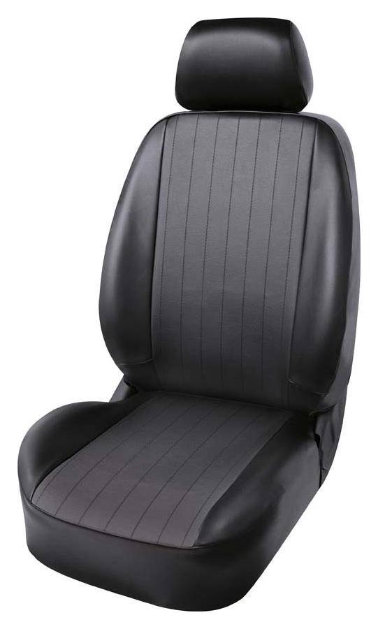 NEU Sitzbezug +Tasche Rückenlehne vorne links rechts Leder schwarz Ope – DG  classicparts