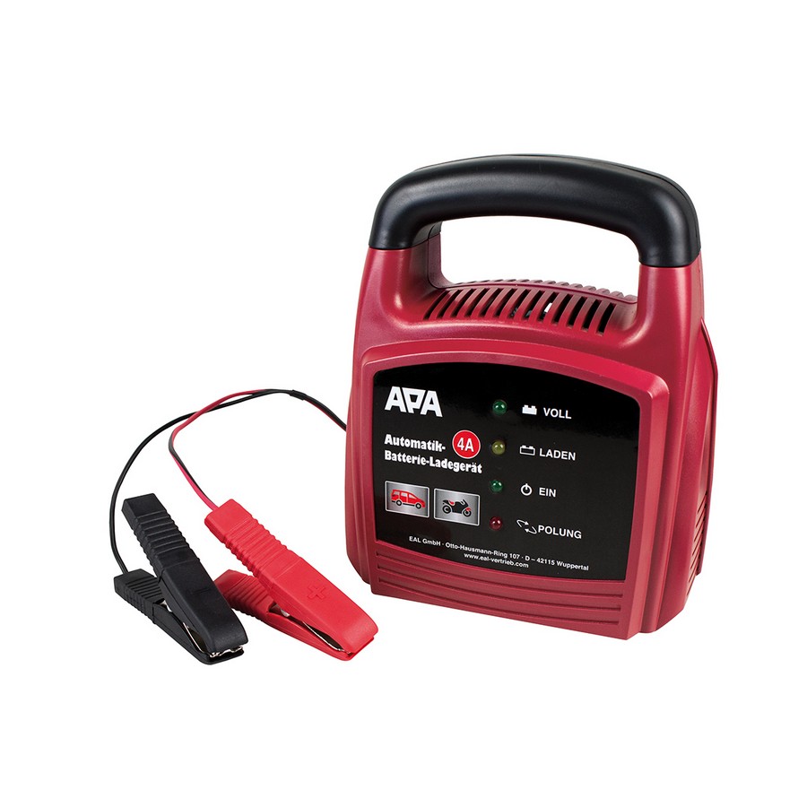 APA Batterieladegerät bis 120Ah 6V / 12V 4A Ladegerät