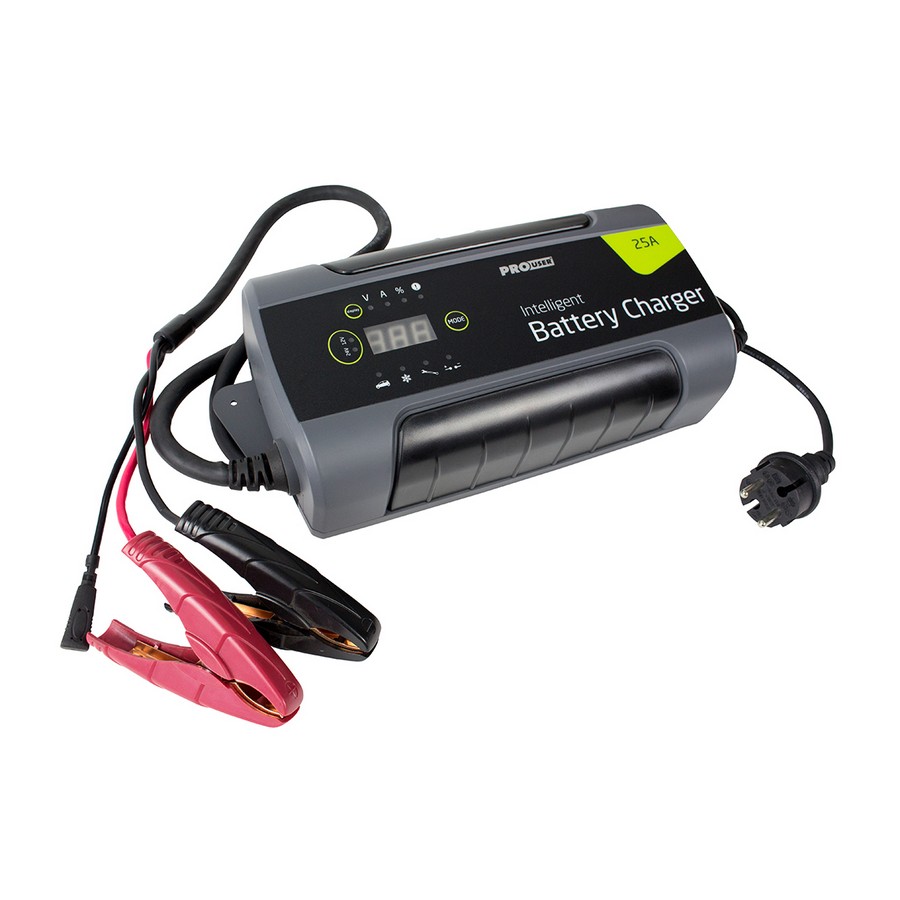 APA Batterie-Ladegerät mit Starthilfe (Ladestrom: 2 - 20 A, Geeignet für:  AGM-/Gel-/Nass-/Blei-Säure-Batterien 6/12 V)